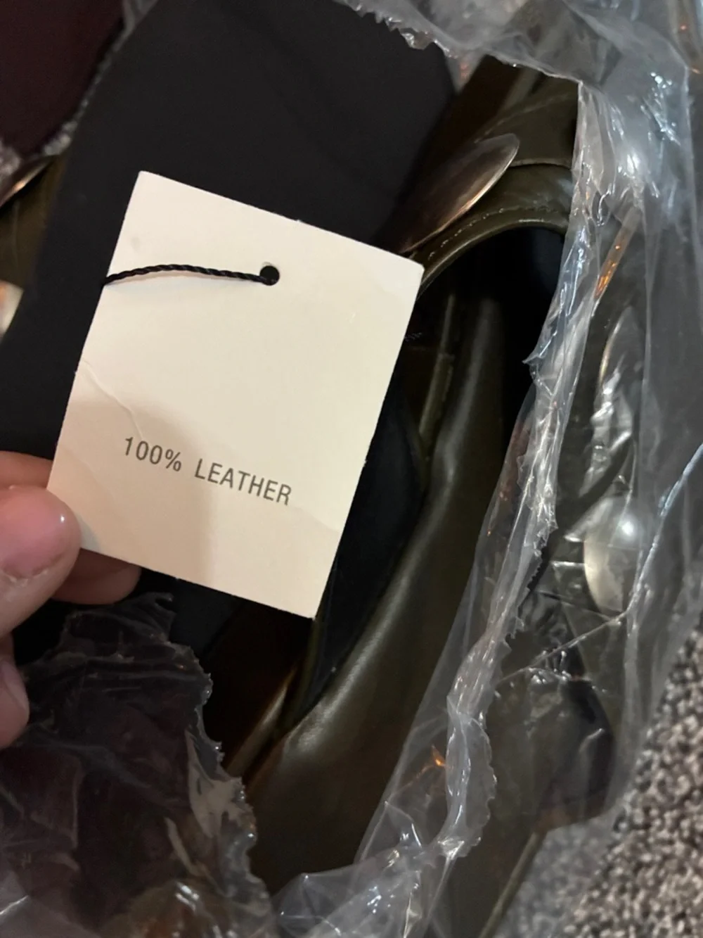 Zara Platform Thong Sandals with Stud Accents - Picture 6 of 6